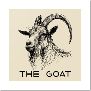 the goat tshirt, the goat, whos the goat, i am the goat Posters and Art